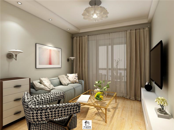 洛陽裝修效果圖，80㎡小戶型裝修案例