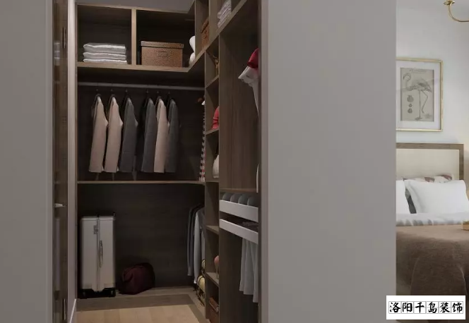 U型衣帽間太實(shí)用，再小臥室都能做