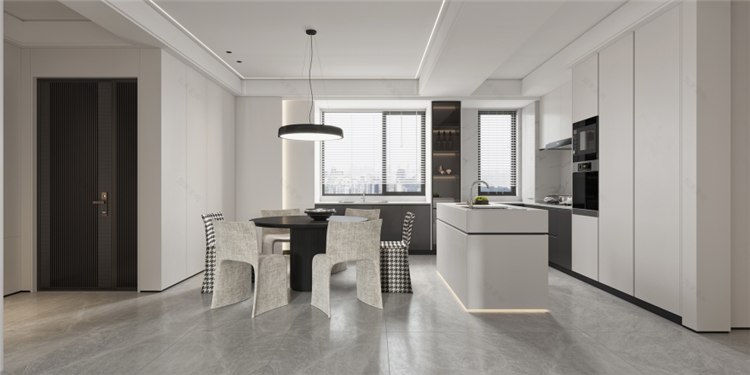 洛陽室內(nèi)裝修設(shè)計公司，極簡風(fēng)餐廳裝修案例