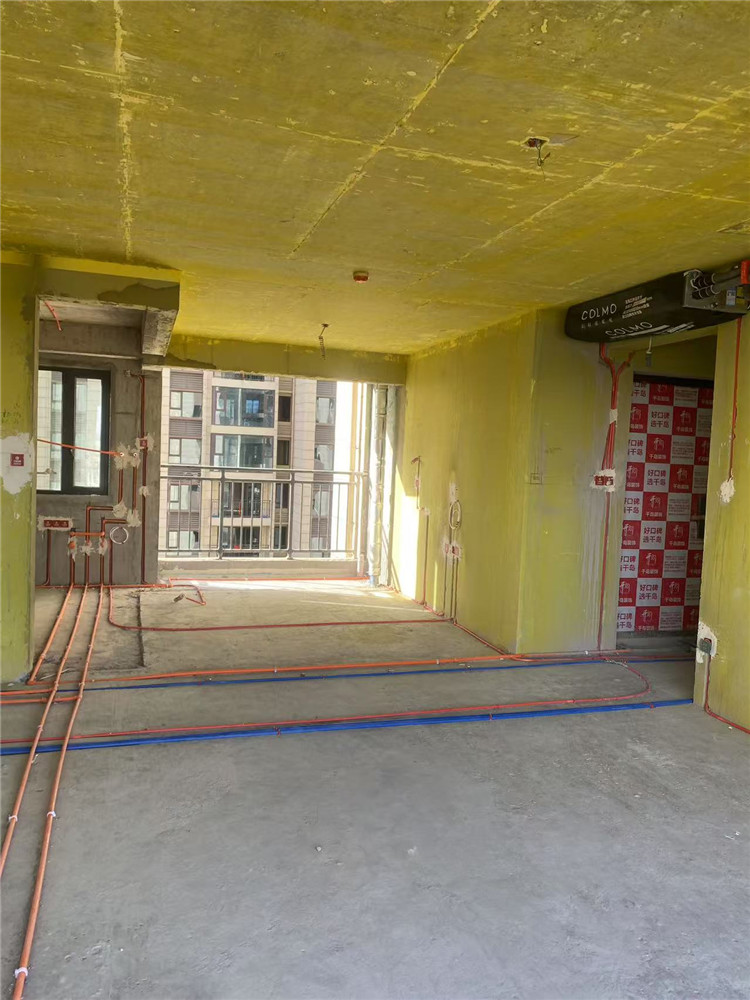 洛陽千島裝飾水電施工現(xiàn)場