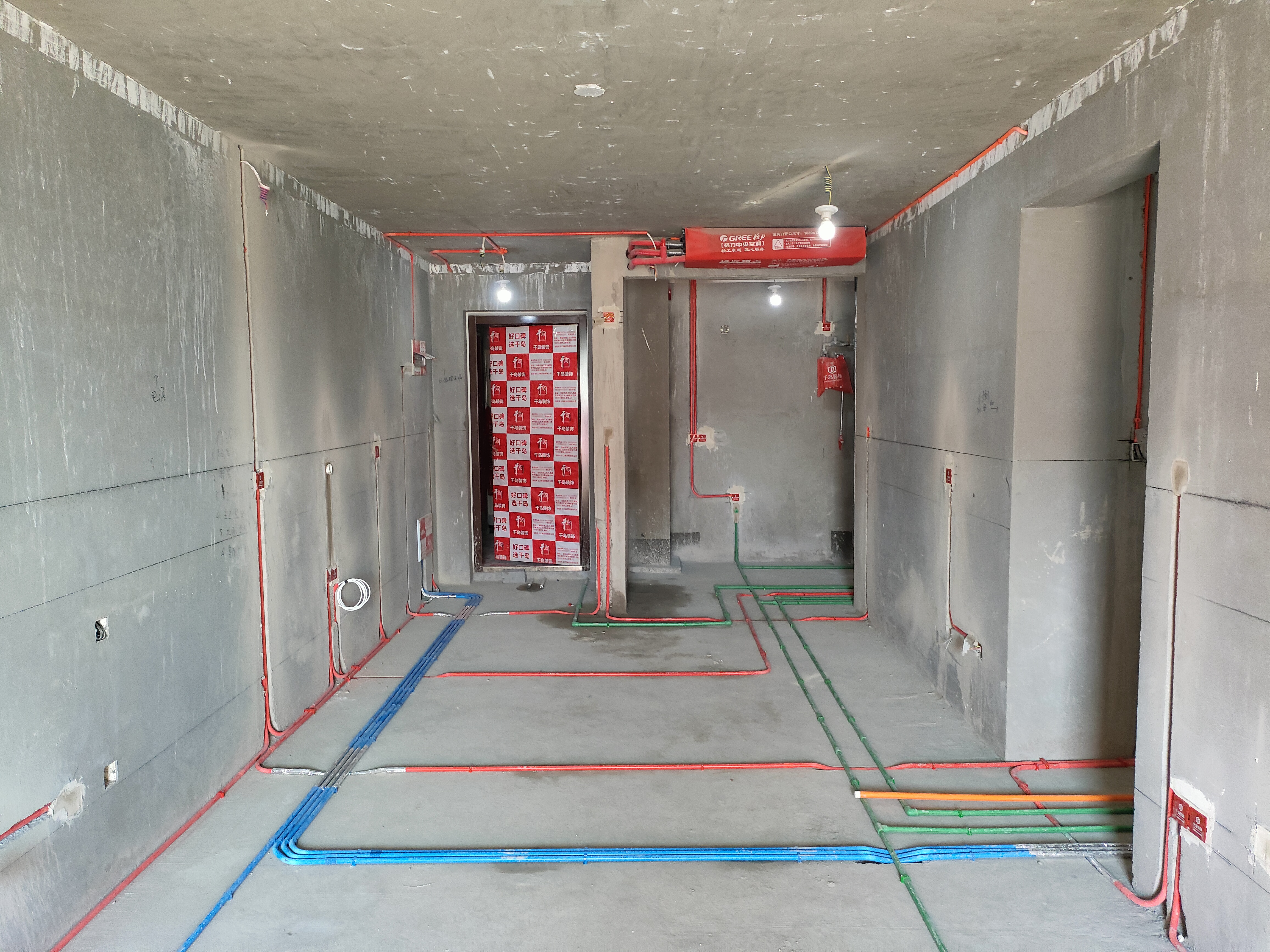 洛陽裝修水電施工現(xiàn)場(chǎng)